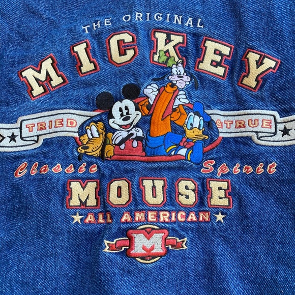 Unisex Vintage Disney Denim Jacket Size Large - Picture 8 of 13